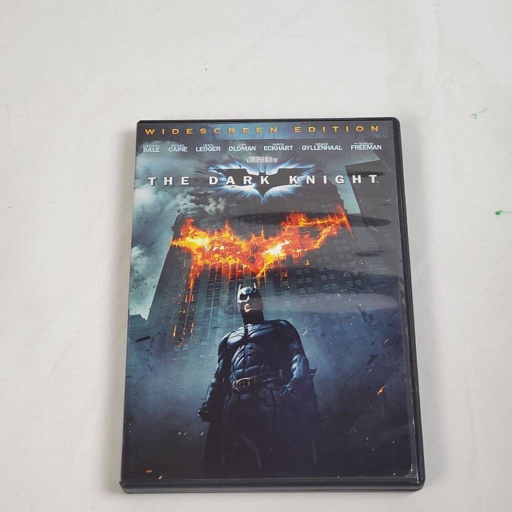 The Dark Knight DVD Christian Bale Heath Ledger Widescreen